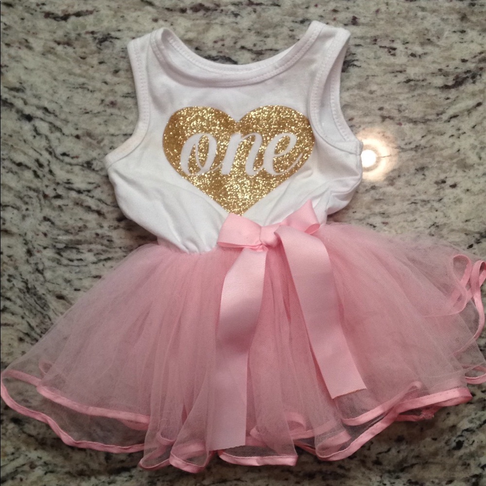 🔴SOLD First Birthday tutu dress